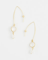 Chico's Jewelry No Droop® Quartz Crystal Threader Earrings