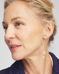 Chico's Jewelry No Droop® Quartz Crystal Threader Earrings