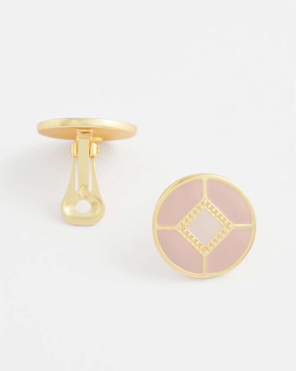 Chico's Jewelry No Droop® Enamel Clip-On Earrings