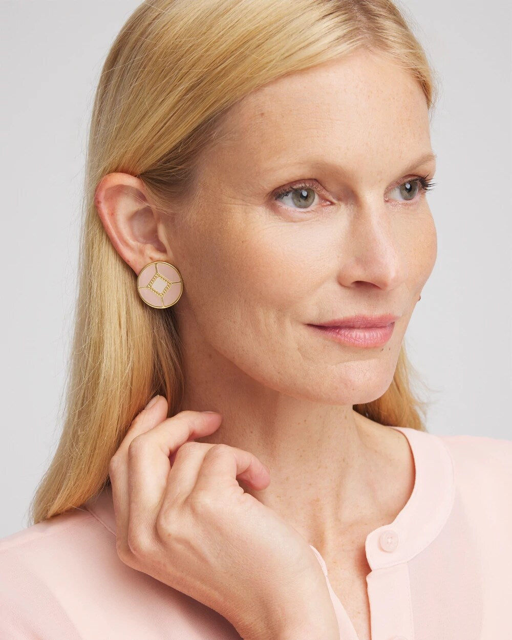 Chico's Jewelry No Droop® Enamel Clip-On Earrings