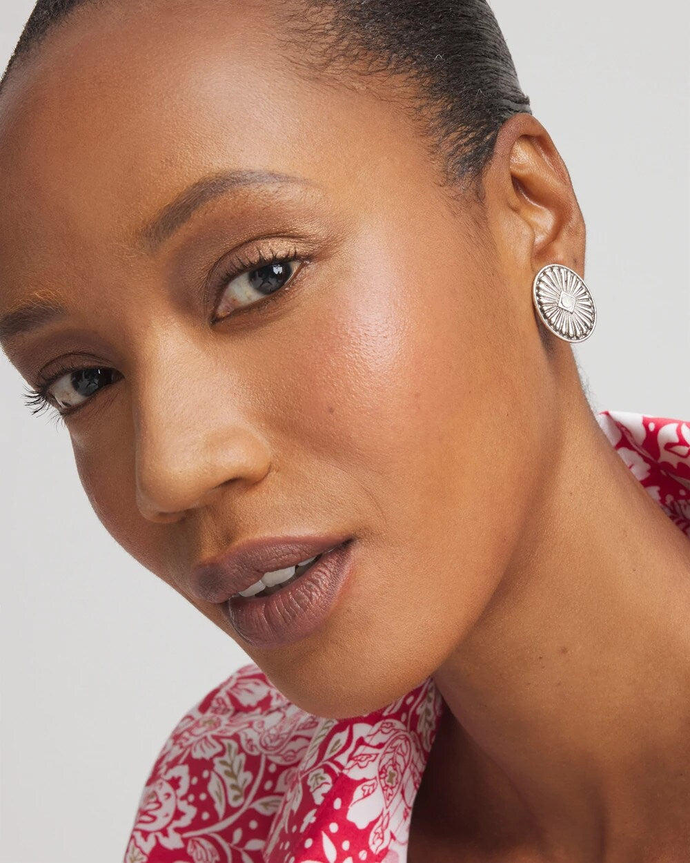 Chico's Jewelry Medallion Clip-On Earrings