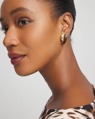 Chico's Jewelry Tortoise Marble Clip-On Earrings