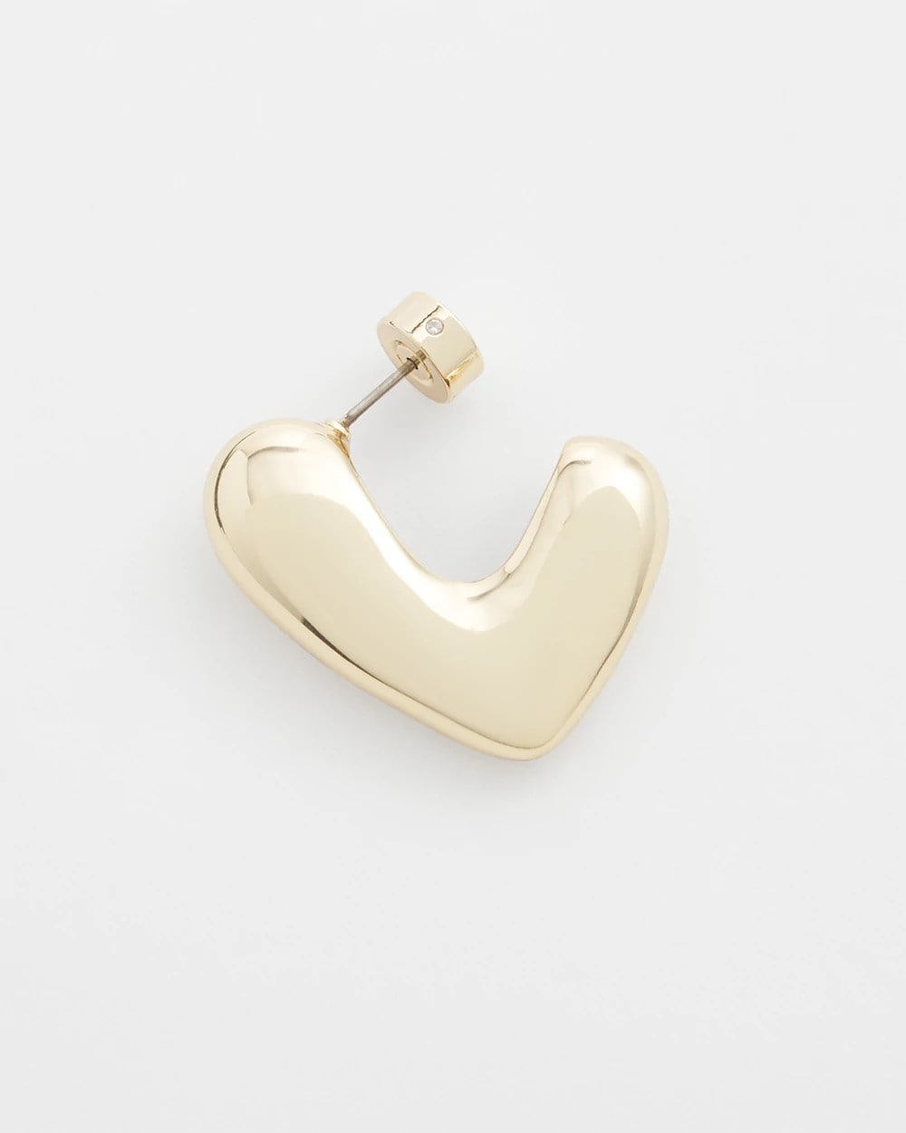 Chico's Jewelry No Droop® Gold Tone Mini Hoops