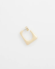 Chico's Jewelry No Droop® Gold Tone Square Hoops