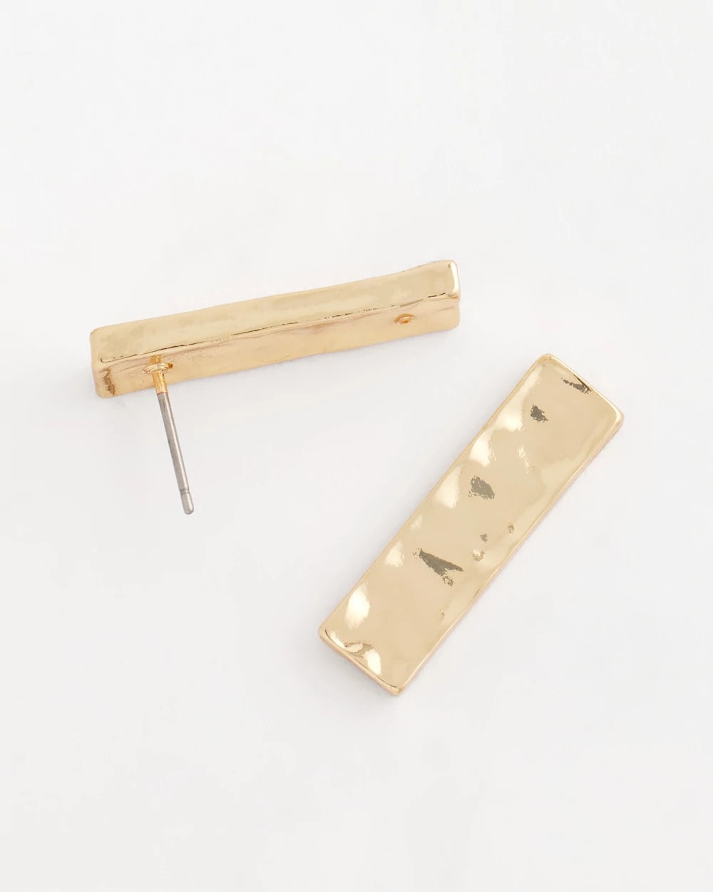 Chico's Jewelry Ash Gold Collection Square Drop Earrings