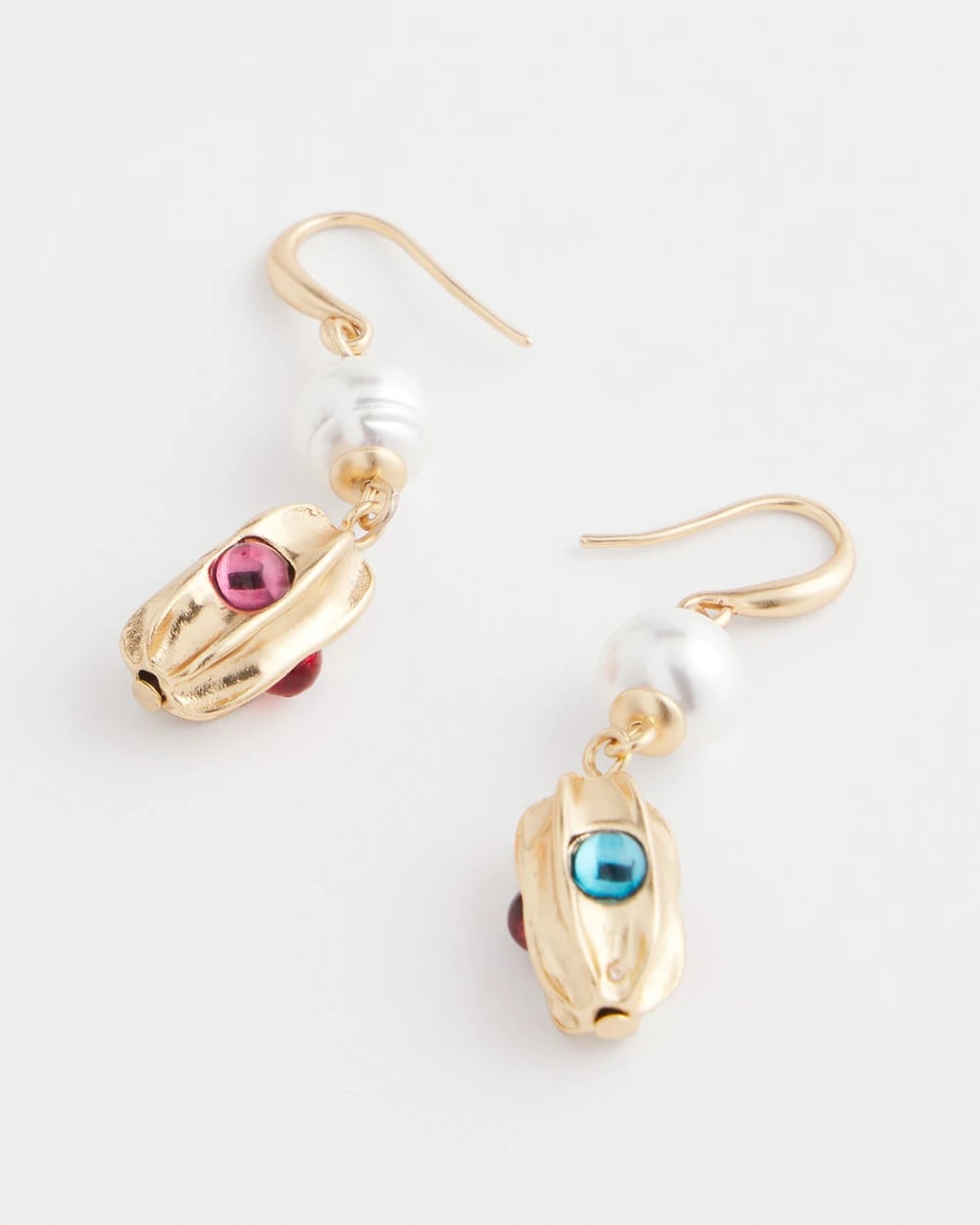 Chico's Jewelry No Droop® Goldtone Faux Pearl Earrings