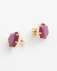 Chico's Jewelry No Droop® Jade Stud Earrings