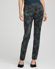 Chico's Collections Brinkly Blur Juliet Slim Ankle Pants