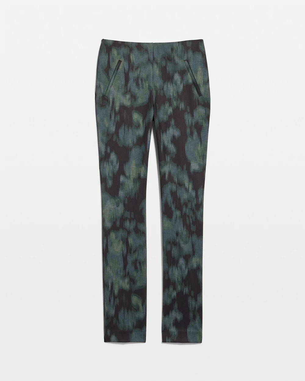 Chico's Collections Brinkly Blur Juliet Slim Ankle Pants