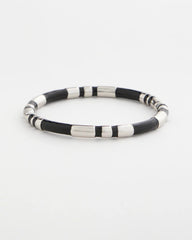 Chico's Jewelry Black Enamel Hinge Bangle
