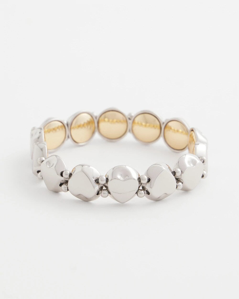 Chico's Jewelry Reversible Round Stretch Bracelet