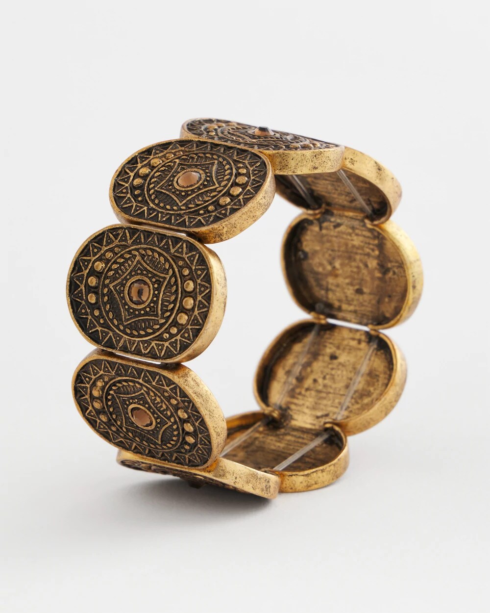 Chico's Jewelry Medallion Stretch Bracelet