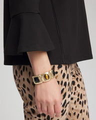 Chico's Jewelry Neutral Gold Stretch Bracelet