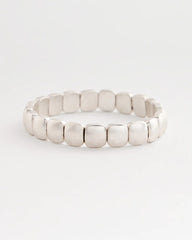 Chico's Jewelry Silvertone Stretch Bracelet