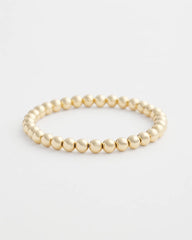 Chico's Jewelry Small Beaded Gold Tone Stretch Bracelet