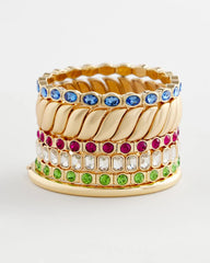 Chico's Jewelry Small Faceted Stretch Bracelet