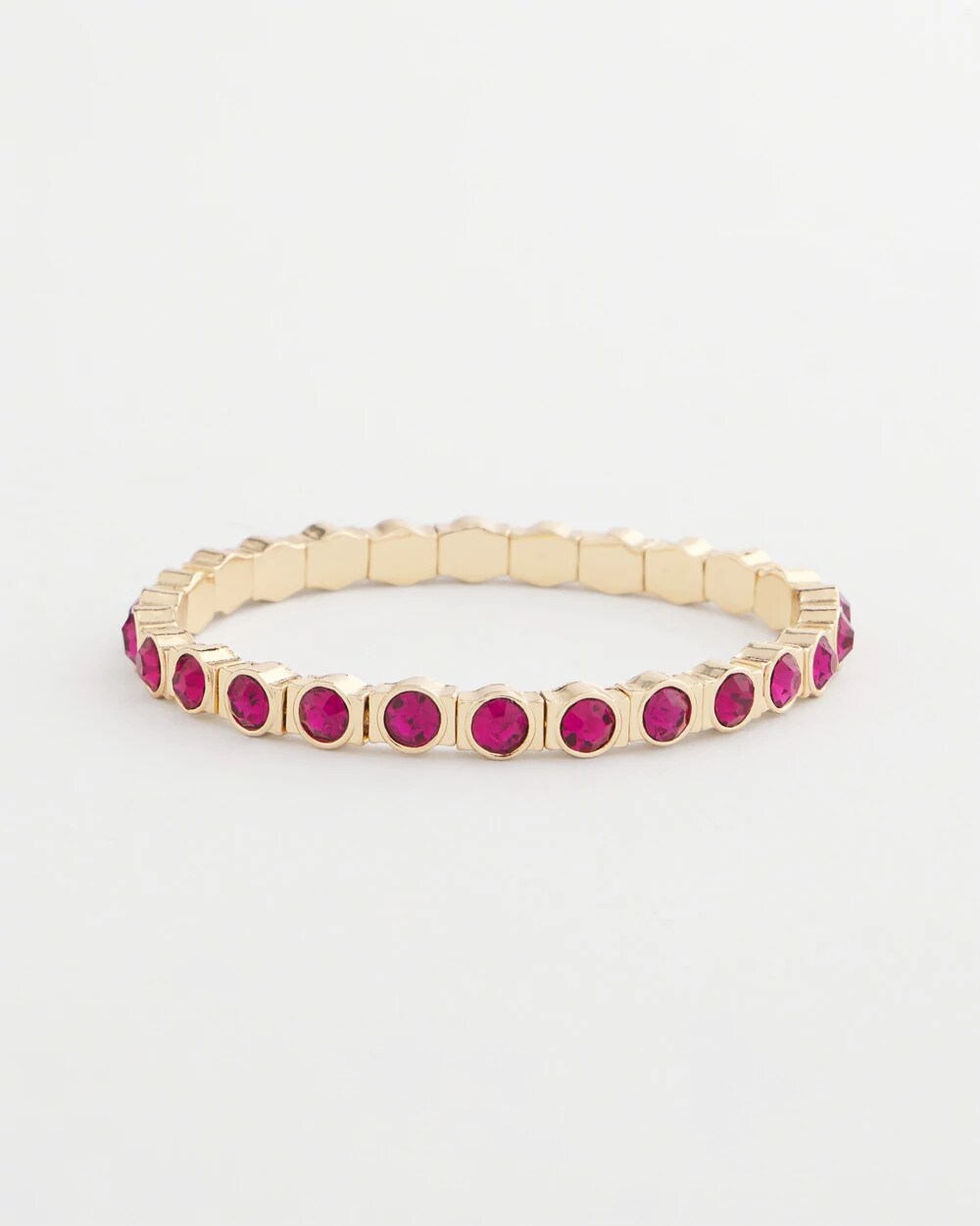 Chico's Jewelry Small Faceted Stretch Bracelet