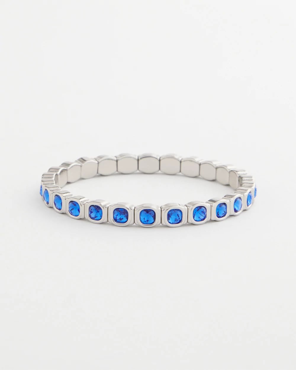 Chico's Jewelry Small Faceted Stretch Bracelet