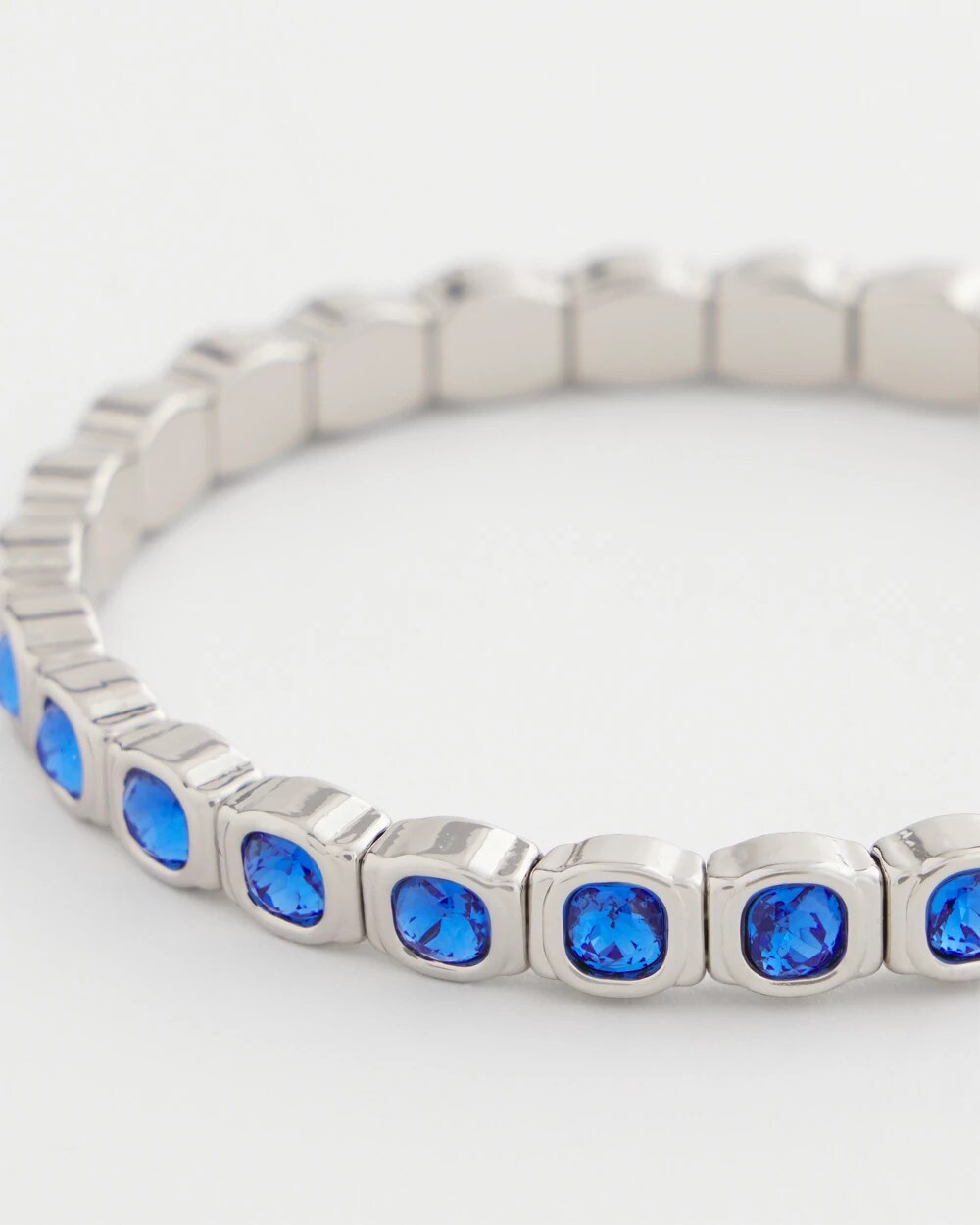 Chico's Jewelry Small Faceted Stretch Bracelet