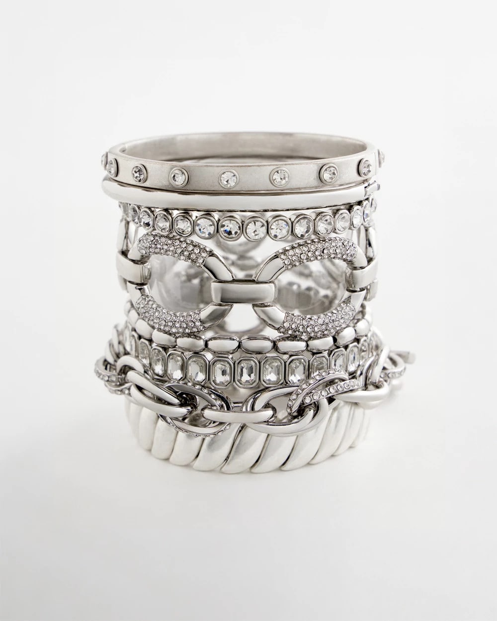 Chico's Jewelry Matte Twist Stretch Bracelet