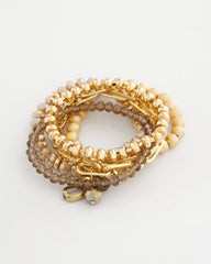 Chico's Jewelry Neutral Stretch Set of Five