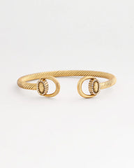 Chico's Jewelry Equestrian Horsebit Goldtone Cuff Bracelet