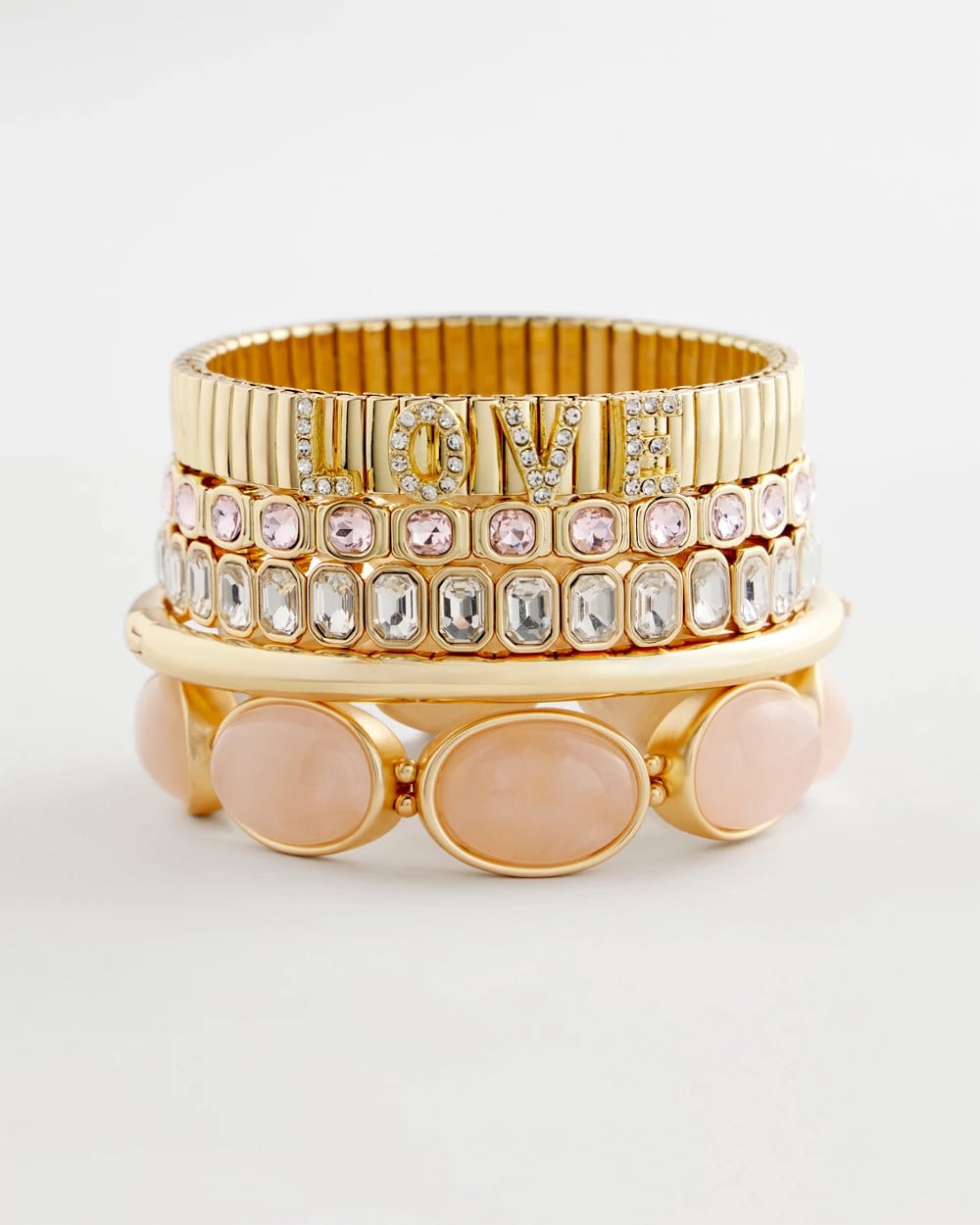 Chico's Jewelry Quartz Stone Stretch Bracelet