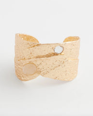 Chico's Jewelry Molten Goldtone Cuff Bracelet