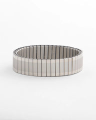 Chico's Jewelry Silver Tone Stretch Watchband Bracelet