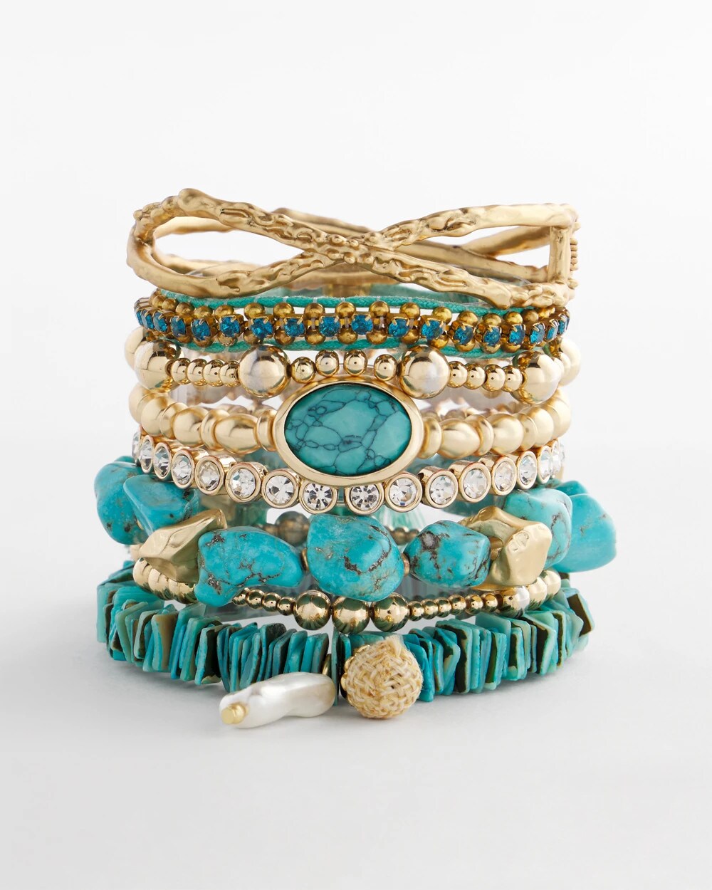 Chico's Jewelry Adjustable Thread Wrapped Bracelet