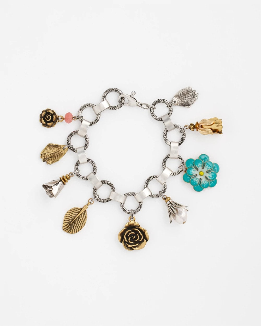Chico's Jewelry Spring Flower Charm Bracelet