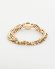 Chico's Jewelry Goldtone Multistrand Bracelet