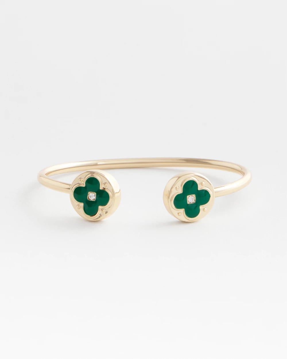 Chico's Jewelry Four Leaf Clover Flex Cuff Bracelet