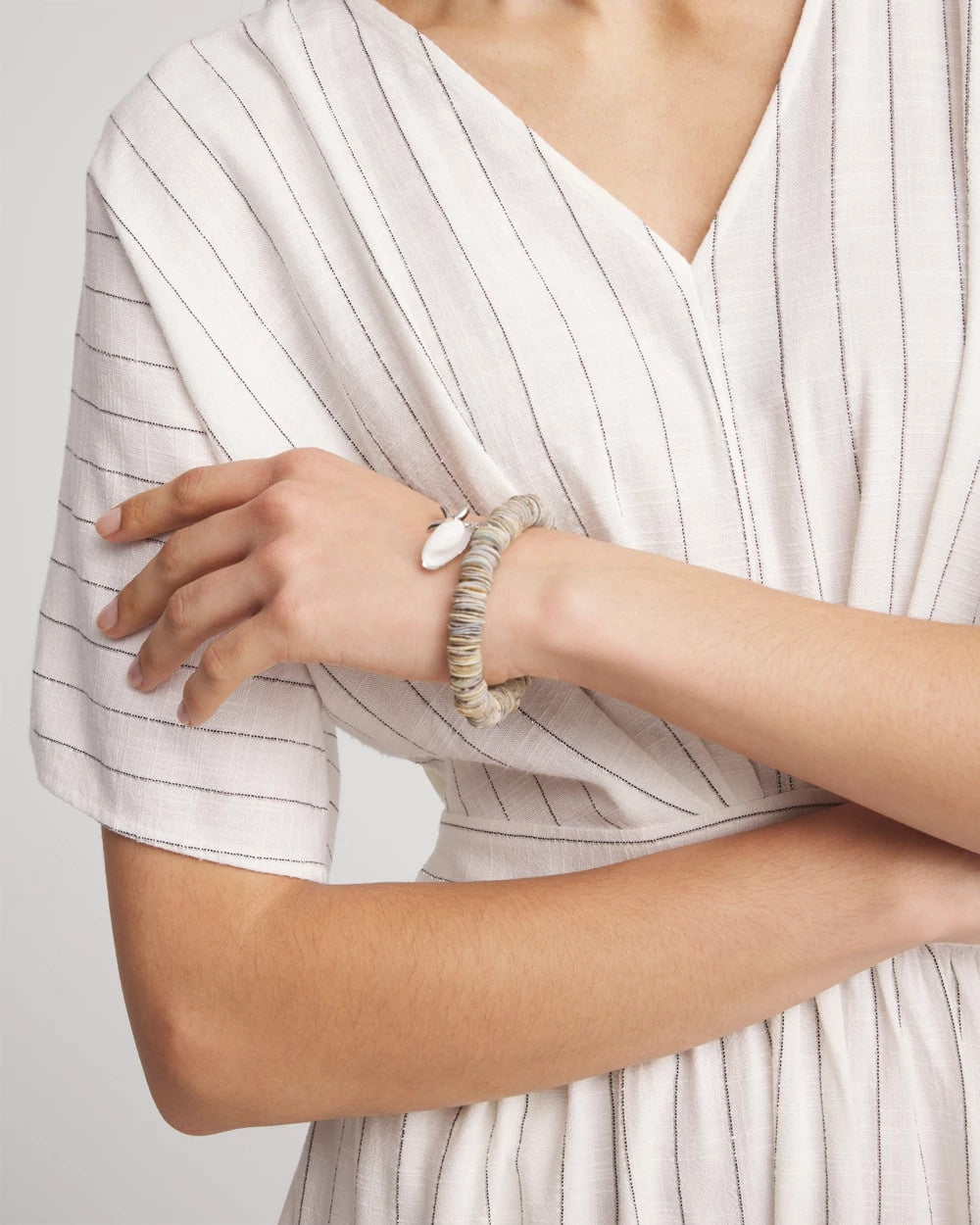 Chico's Jewelry Agate Stretch Charm Bracelet