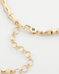 Chico's Jewelry Golden Bamboo Collar Necklace