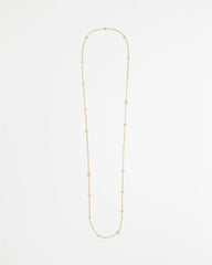 Chico's Jewelry Fine Crystal Long Chain Necklace
