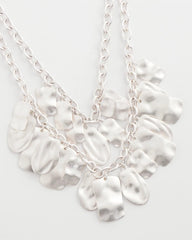 Chico's Jewelry Double Square Charm Pendant Necklace