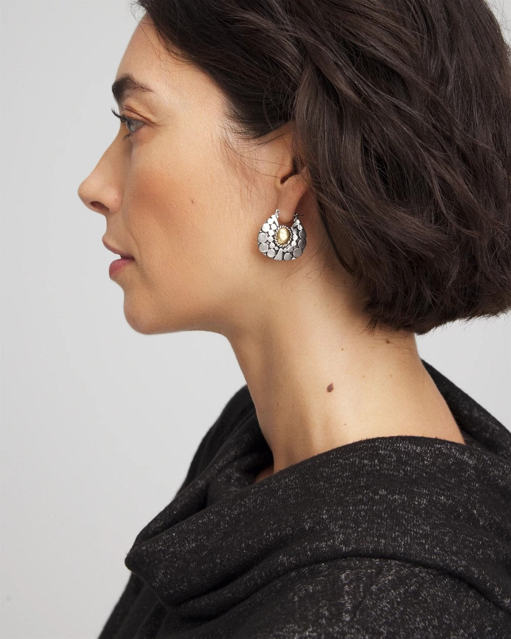 Chico's Jewelry Front-to-Back Hoop Earrings