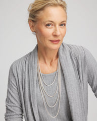 Chico's Jewelry Multi-Layer Snake Chain Necklace