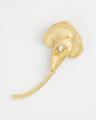 Chico's Jewelry Encrusted Calla Lily Brooch