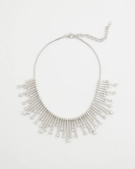 Chico's Jewelry Chico’s Originals Silver Slice & Gem Bib
