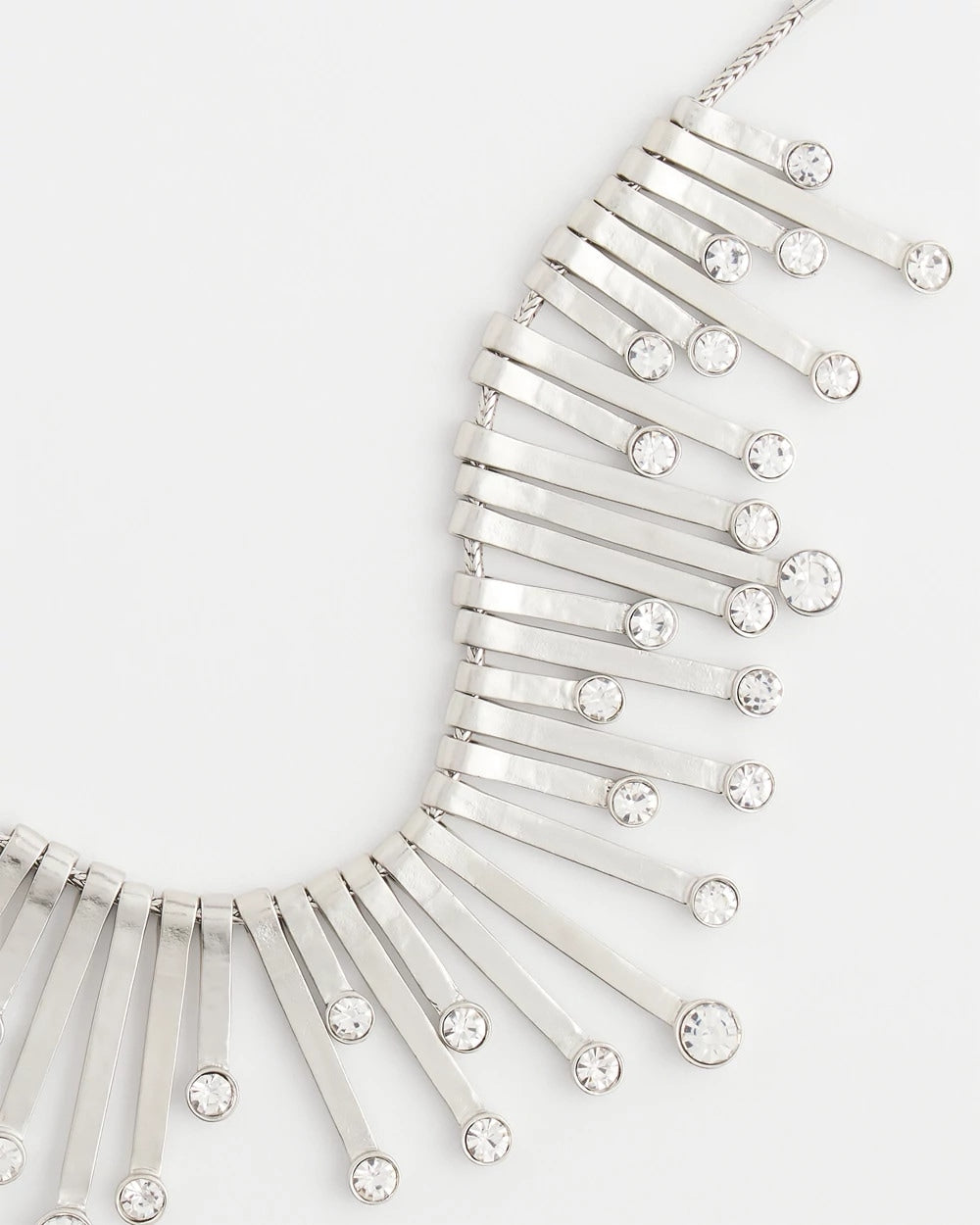 Chico's Jewelry Chico’s Originals Silver Slice & Gem Bib