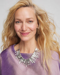 Chico's Jewelry Chico’s Originals Silver Slice & Gem Bib
