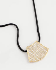 Chico's Jewelry Gold Glitz Pendant Necklace