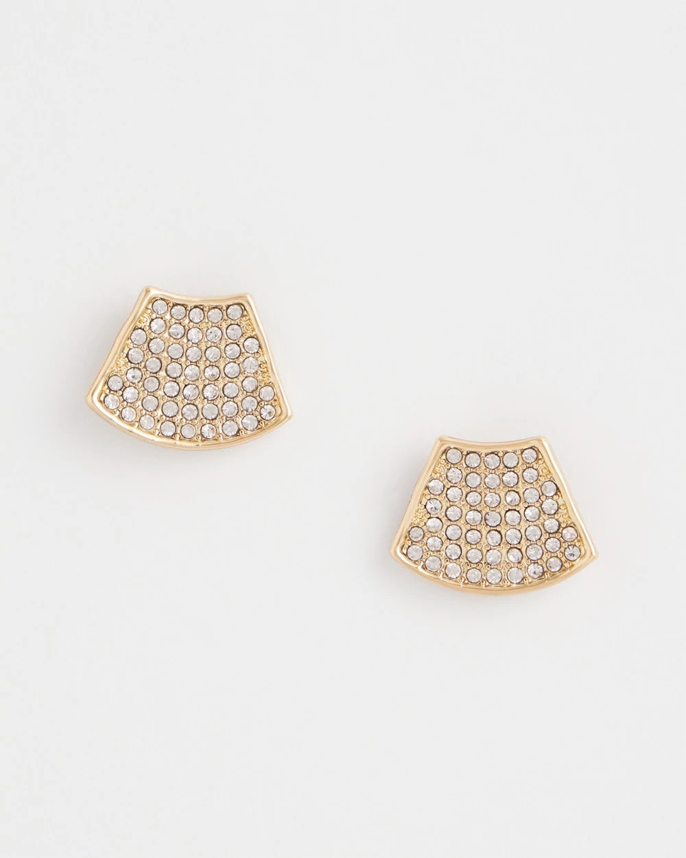 Chico's Jewelry Gold Glitz Fan Earrings