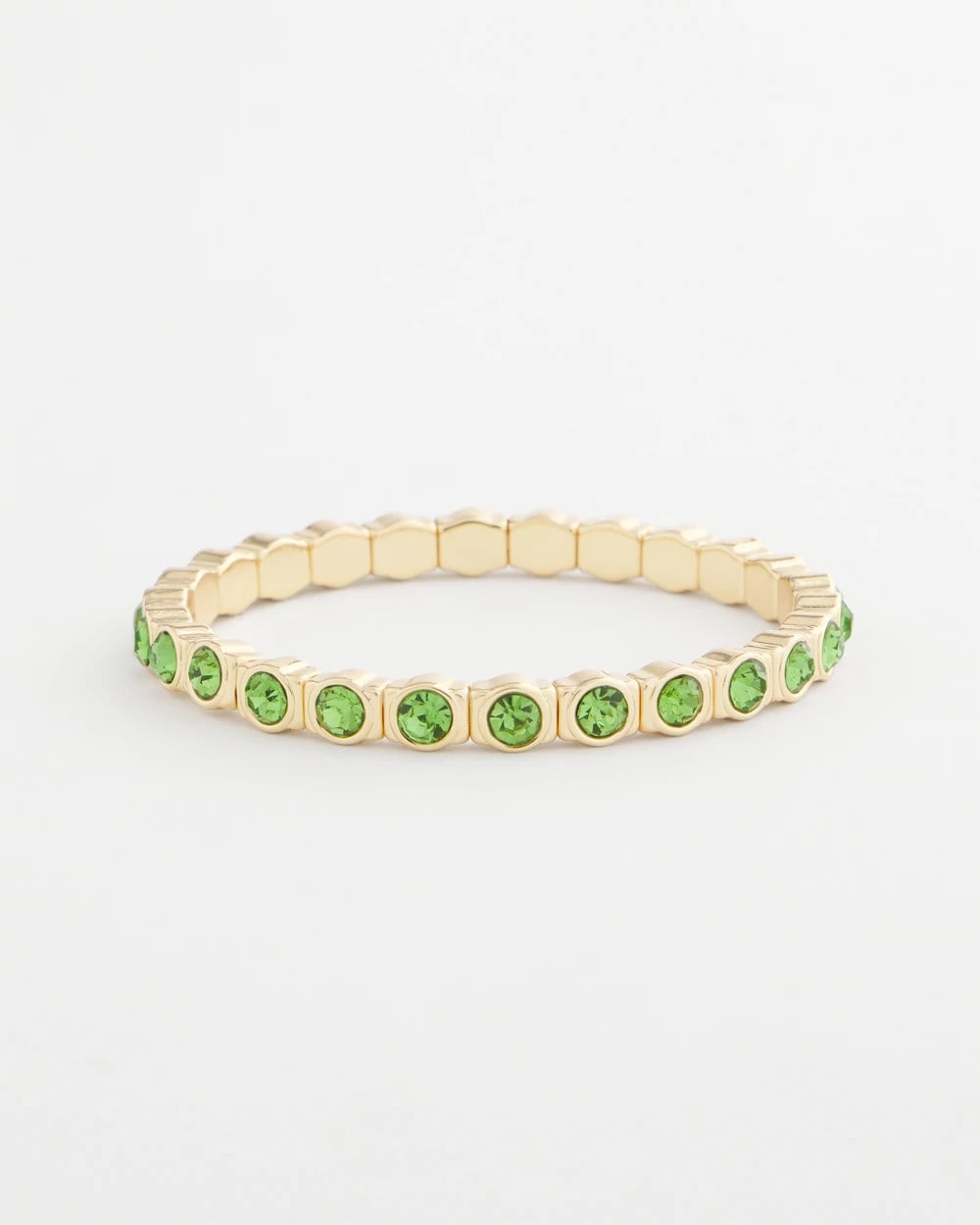 Chico's Jewelry Small Faceted Stretch Bracelet