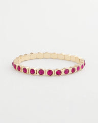 Chico's Jewelry Small Faceted Stretch Bracelet