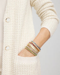 Chico's Jewelry Small Faceted Stretch Bracelet