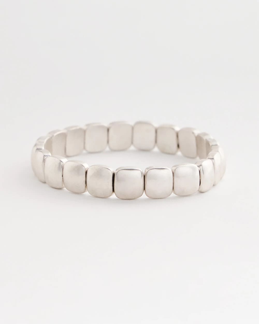 Chico's Jewelry Silvertone Stretch Bracelet