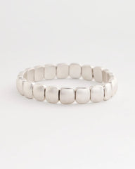 Chico's Jewelry Silvertone Stretch Bracelet